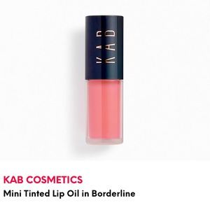KAB Mini Tinted Lip Oil in Borderline